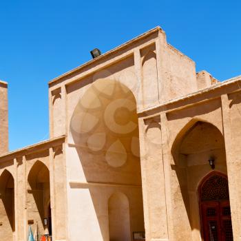 blur in iran the old contruction prison of alexander historic building