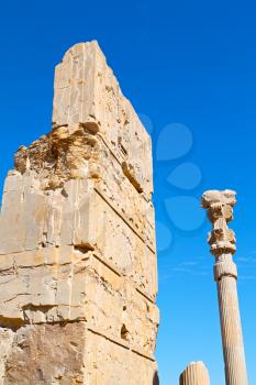 in iran persepolis the old ruins historical destination monuments and ruin
