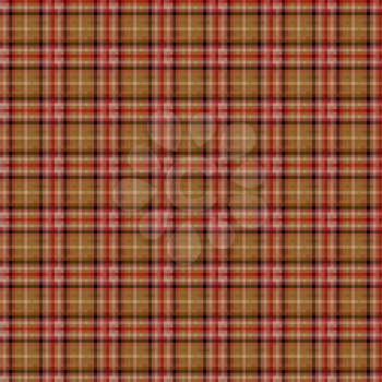 Seamless checkered shades of red and brown vector pattern 