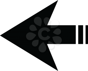 simple flat black arrows symbol icon vector