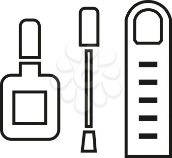 simple thin line herbal medicine icon vector