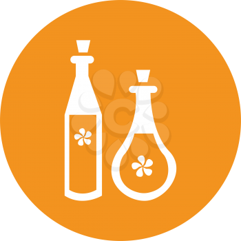 simple flat colour potion icon vector