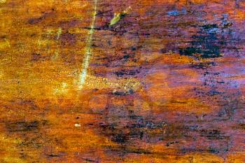 Rusty vintage colored grunge iron textured background