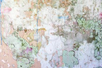 The Grunge Colored  Old Concrete Texture Wall