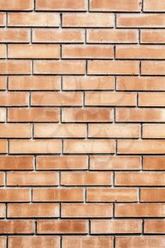 The old grunge red brick wall background