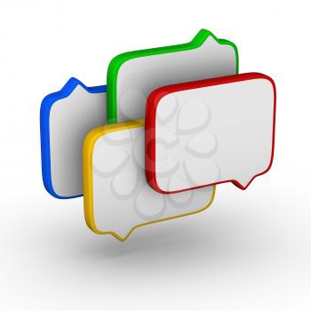 bubble speech (colorful symbol set)