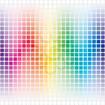 Abstract Spectrum Seamless Background (editable vector)