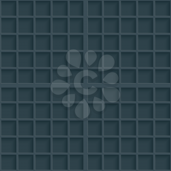 Dark gray graph paper. 3d seamless background. Vector EPS10.