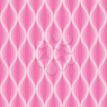 Pink flame wallpaper. 3d seamless background. Vector EPS10.