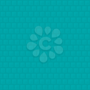 Waffle pattern.Turquoise Neutral Seamless Pattern for Modern Design in Flat Style. Tileable Geometric Vector Background.