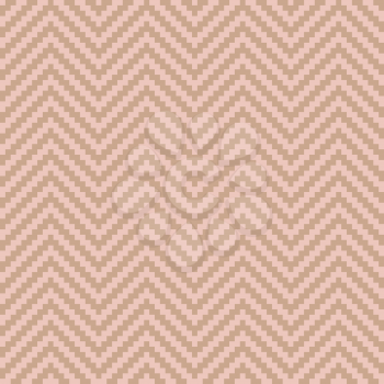 Chevron Pixel art Pattern. Neutral Seamless Pattern for Modern Design in Flat Style. Tileable Geometric Vector Background.