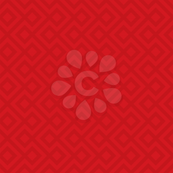 Red Linear Weaved Seamless Pattern. Neutal tileable vector background.