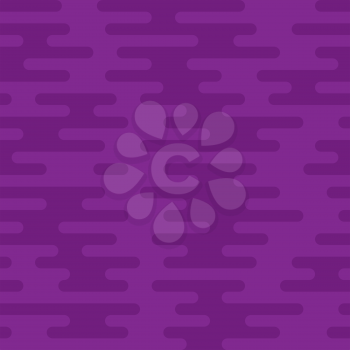 Ripple Irregular Rounded Lines Seamless Pattern. Purple tileable vector background in flat style.