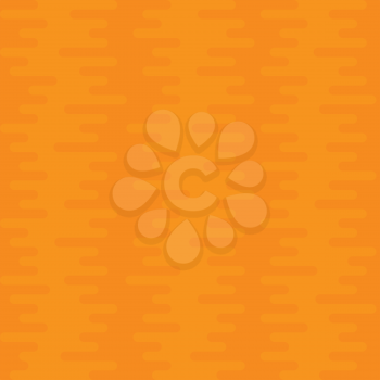 Ripple Irregular Rounded Lines Seamless Pattern. Orange tileable vector background in flat style.