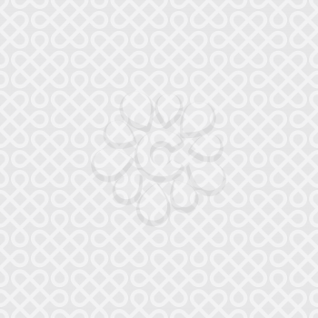 Neutral Celtic Seamless Pattern. Tileable Geometric Outline Ornate. Celtic Knotwork Vector Background.