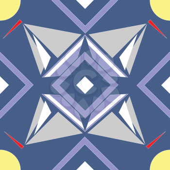 Vector. Seamless ornament  in color  08