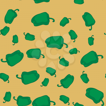 Green pepper seamless pattern 603