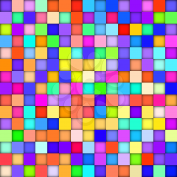 Abstract colorful background with squares. vector illustration