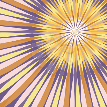 Abstract Colorful Rays Background. Vector illustration