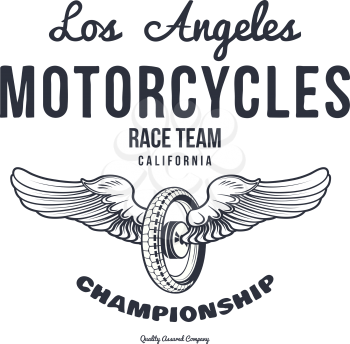 Motorcycle typography t-shirt graphics print vectors illustration