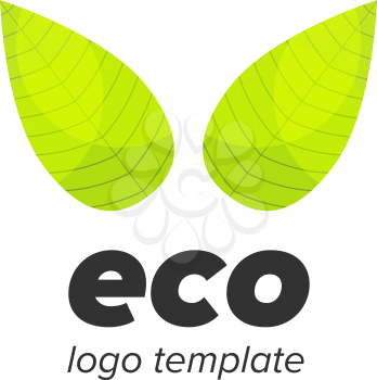 eco recycle bin sign with leaf texture