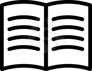 Book Icon pictogram on a white background
