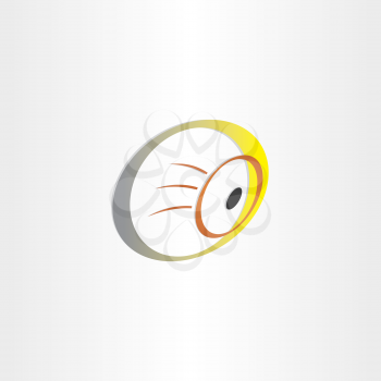 human eye optics symbol design