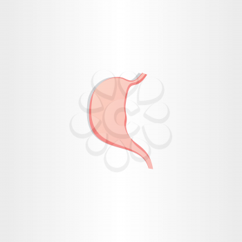human stomach icon vector symbol design
