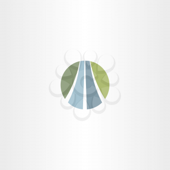 auto road icon highway logo vector symbol