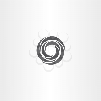 black business circle logo element vector sign design
