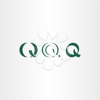 vector icons set letter q symbol logo elements design