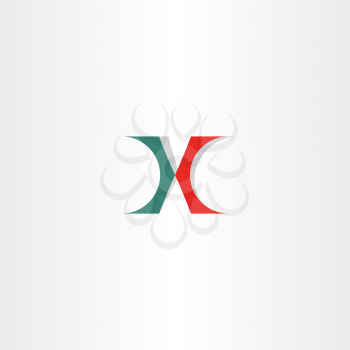 x letter x logo sign logotype vector symbol font