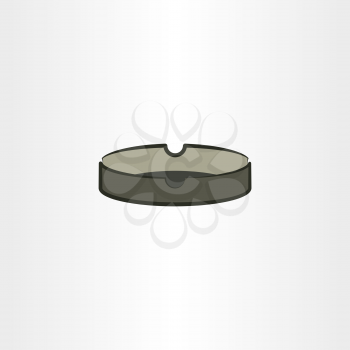 ashtray vector icon clip art design