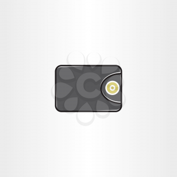 money wallet vector icon symbol element design