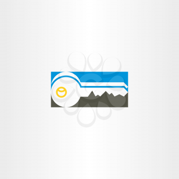 key icon vector symbol design element