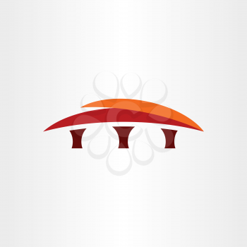 bridge sign symbol company logo icon 