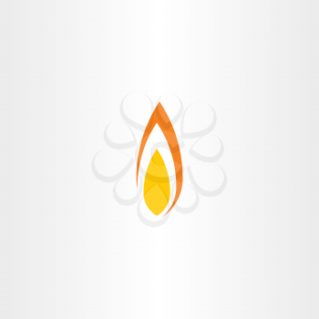 flame fire icon symbol element logo design