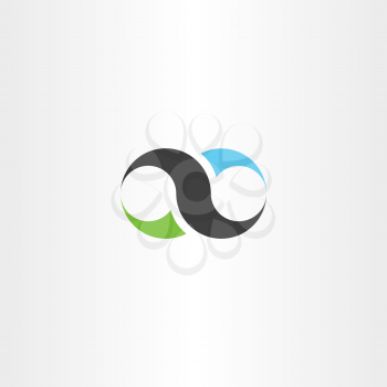 infinity vector design illustration icon