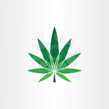 marijuana symbol icon design element cannabis vector