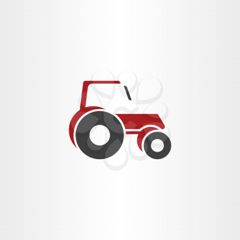 tractor icon logo vector element symbol design