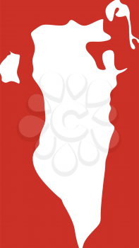 bahrain map logo icon vector element
