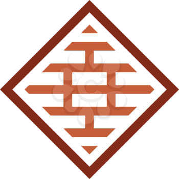 brick logo symbol vector wall icon 