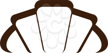 croissant logo vector icon symbol 