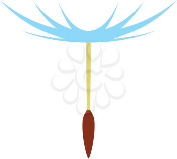 dandelion parachute icon logo vector 