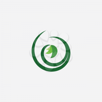 natural bio plant organic icon logo green 