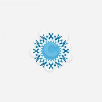 snowflake vector element symbol icon design