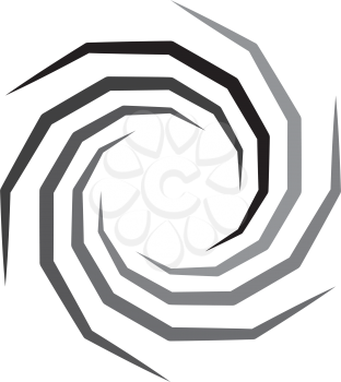 spiral hole vector logo icon symbol 