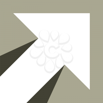 square arrow logo symbol icon vector 