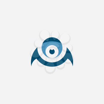 webcam logo clip art vector illustration