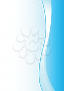 Simple abstract blue vertical background for design